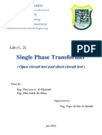 Single Phase Transformer