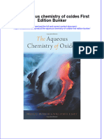 Download textbook The Aqueous Chemistry Of Oxides First Edition Bunker ebook all chapter pdf 