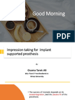 Implants impression techniques