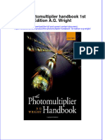 Textbook The Photomultiplier Handbook 1St Edition A G Wright Ebook All Chapter PDF