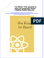 PDF The Road To React Your Journey To Master Plain Yet Pragmatic React 2020Th Edition Robin Wieruch Ebook Full Chapter