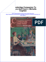 Full Chapter The Cambridge Companion To Literature and Food J Michelle Coghlan PDF