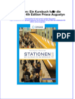 Full Chapter Stationen Ein Kursbuch FüR Die Mittelstufe 4Th Edition Prisca Augustyn PDF