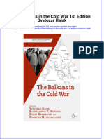 Textbook The Balkans in The Cold War 1St Edition Svetozar Rajak Ebook All Chapter PDF