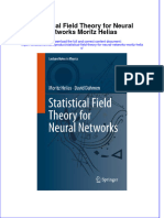 Full Chapter Statistical Field Theory For Neural Networks Moritz Helias PDF