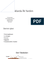 Yanıklarda İlk Yardım