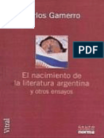 GAMERRO C - El Nacimiento de La Literatura Argentia