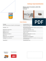 Resina Contra La Humedad y Salitre Sika Impermur 1L