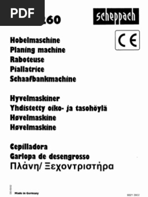 Scheppach Hms 260 Manual Pdf