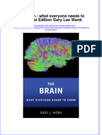 Textbook The Brain What Everyone Needs To Know 1St Edition Gary Lee Wenk Ebook All Chapter PDF