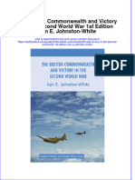 Download textbook The British Commonwealth And Victory In The Second World War 1St Edition Iain E Johnston White ebook all chapter pdf 