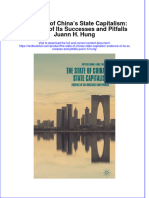 Textbook The State of Chinas State Capitalism Evidence of Its Successes and Pitfalls Juann H Hung Ebook All Chapter PDF