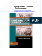 Full Chapter The Kingdom of Rus Christian Raffensperger PDF