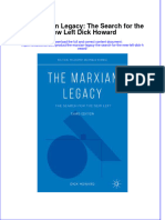 PDF The Marxian Legacy The Search For The New Left Dick Howard Ebook Full Chapter