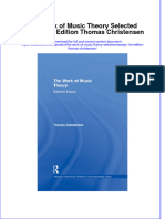 Textbook The Work of Music Theory Selected Essays 1St Edition Thomas Christensen Ebook All Chapter PDF