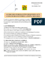 Guide D'inscription Aux Concours D'entrée INFPA 2023TREMO