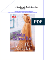 Download pdf The Stolen Mackenzie Bride Jennifer Ashley ebook full chapter 