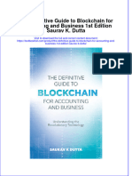 Full Chapter The Definitive Guide To Blockchain For Accounting and Business 1St Edition Saurav K Dutta PDF