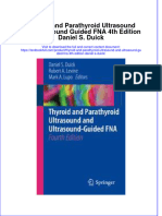 Textbook Thyroid and Parathyroid Ultrasound and Ultrasound Guided Fna 4Th Edition Daniel S Duick Ebook All Chapter PDF