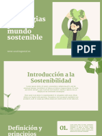 Politecnico Mundo Sostenible Ilustrado Verde