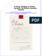 Textbook The Cup of Song Studies On Poetry and The Symposion 1St Edition Vanessa Cazzato Ebook All Chapter PDF