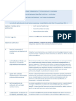 Formato de Evaluación e Informe de La Salida Academica