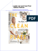 PDF The Clean Plate Eat Reset Heal First Edition Paltrow Ebook Full Chapter