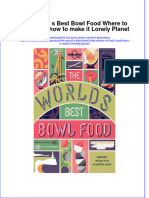 Download textbook The World S Best Bowl Food Where To Find It And How To Make It Lonely Planet ebook all chapter pdf 