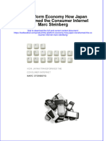 PDF The Platform Economy How Japan Transformed The Consumer Internet Marc Steinberg Ebook Full Chapter