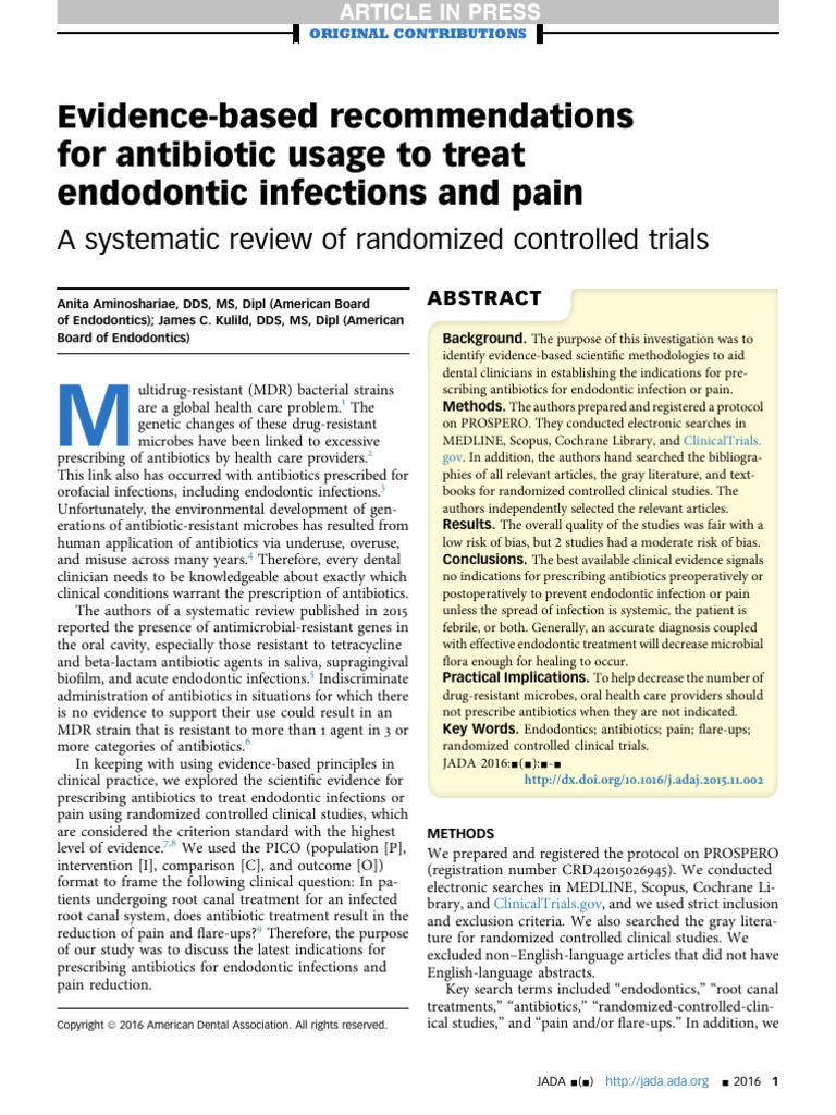 Evidence-based recommendations for antibiotic usage to treat infections ...