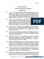 RESOLUCIÓN 095-2024 El Pleno Del Consejo de La Judicatura Considerando: Que