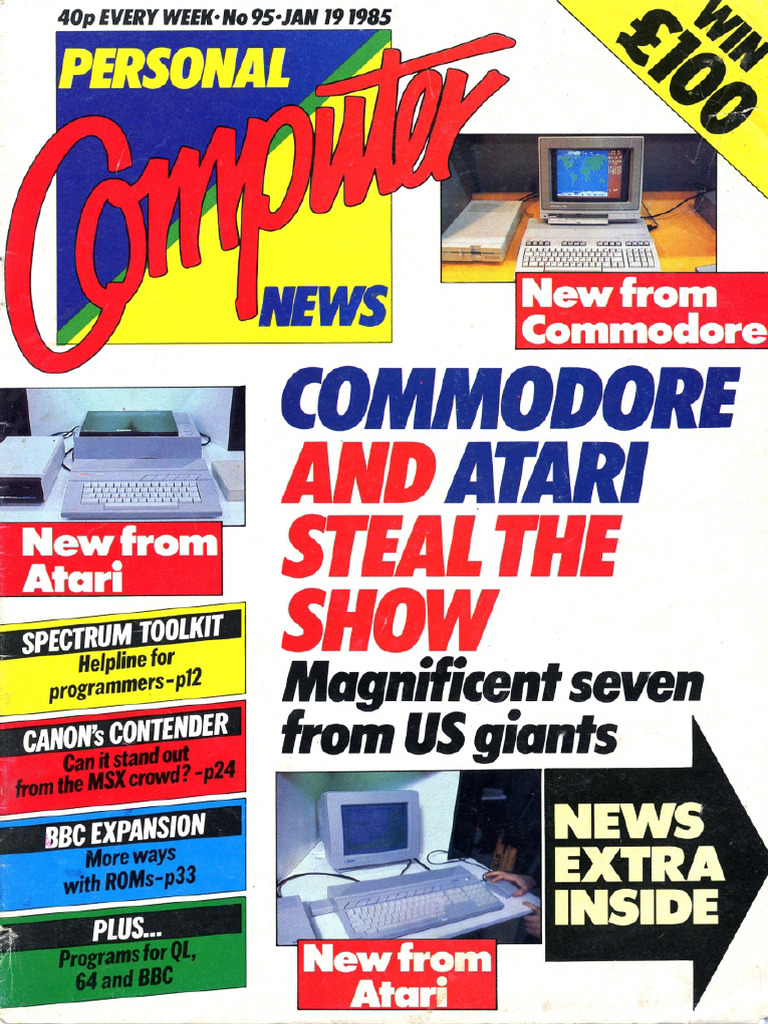 PersonalComputerNews095 19jan1985 | PDF | Computing | Computer Engineering