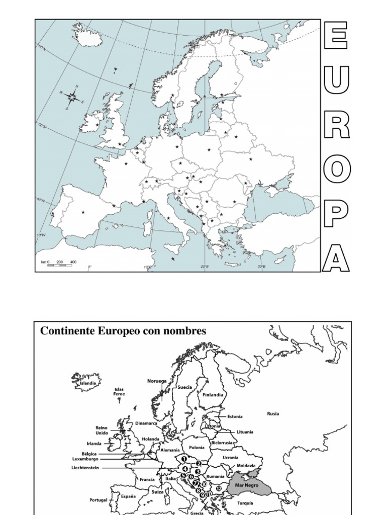 SESIÓN DE CLASE 1 - UNIDAD 2 - MAPA MUDO DE EUROPA - CCSS 2° ABCD ...