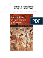 Textbook The Emotions in Early Chinese Philosophy 1St Edition Virag Ebook All Chapter PDF