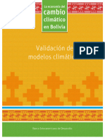 La Economía Del Cambio Climático en Bolivia Validación de Modelos Climáticos