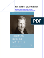 Download textbook Thomas Robert Malthus David Reisman ebook all chapter pdf 