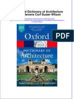 Full Chapter The Oxford Dictionary of Architecture James Stevens Curl Susan Wilson PDF