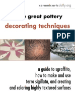 Three Great Pottery: Decorating Techniques