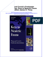 PDF Thorp and Covichs Freshwater Invertebrates Keys To Nearctic Fauna 4Th Edition James H Thorp Ebook Full Chapter