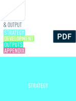 Creative Team Strategy & Output: Strategy Development Outputs Appendix