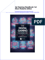 PDF The Digital Gaming Handbook 1St Edition Roberto Dillon Ebook Full Chapter