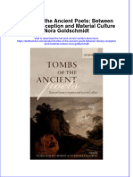 Textbook Tombs of The Ancient Poets Between Literary Reception and Material Culture Nora Goldschmidt Ebook All Chapter PDF