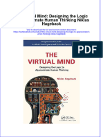 Textbook The Virtual Mind Designing The Logic To Approximate Human Thinking Niklas Hageback Ebook All Chapter PDF