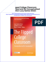 Textbook The Flipped College Classroom Conceptualized and Re Conceptualized 1St Edition Lucy Santos Green Ebook All Chapter PDF