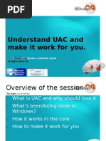 Understand UAC and Make It Work For You.: Click To Edit Master Subtitle Style