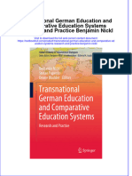 Download pdf Transnational German Education And Comparative Education Systems Research And Practice Benjamin Nickl ebook full chapter 