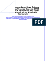 Download textbook Transactions On Large Scale Data And Knowledge Centered Systems Xxxix Special Issue On Database And Expert Systems Applications Abdelkader Hameurlain ebook all chapter pdf 