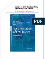 Textbook Transformation of Civil Justice Unity and Diversity Alan Uzelac Ebook All Chapter PDF