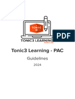 Tonic3 Learning PAC - Policy Guidelines - 2024