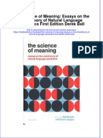 ebffiledoc_191Download pdf The Science Of Meaning Essays On The Metatheory Of Natural Language Semantics First Edition Derek Ball ebook full chapter 